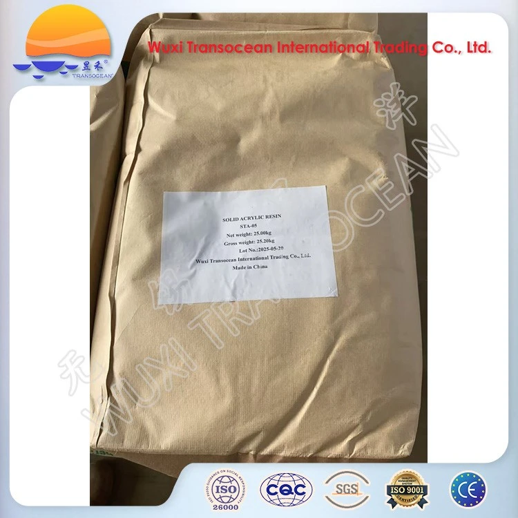 Solid acrylic resin bag